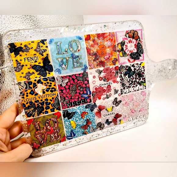 Kitchen Cutting Board Resin Art - Picture 7 of 13